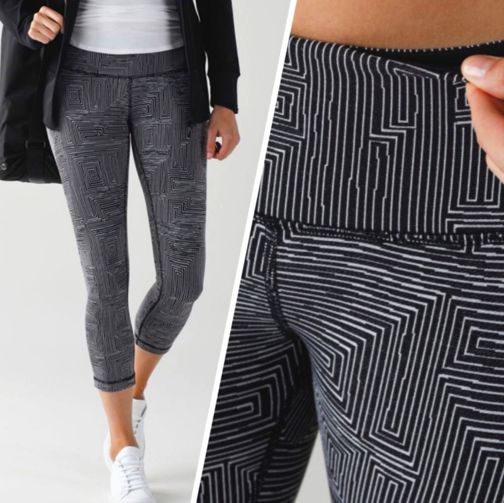 Lululemon wunder under crop leggings/pants
